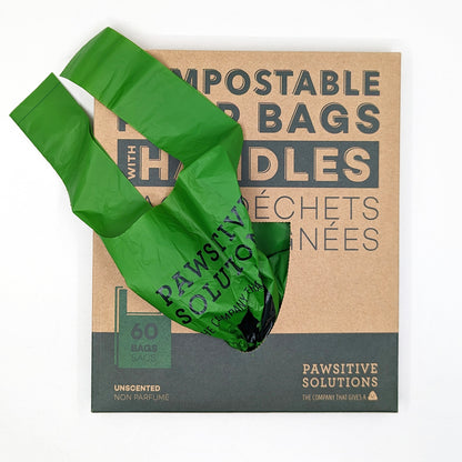 Compostable Poop Bags with Handles